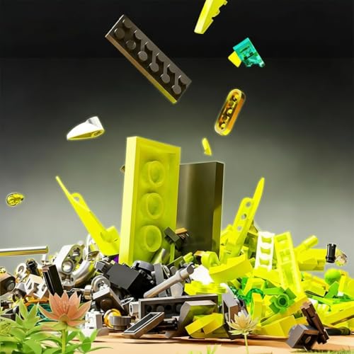 Image of SKY LINE OCEAN Mechanical Mantis Building Set - 999+ PCS Light-Up Insect Model Kit, Articulated STEM Animal Construction Toy, Display Collectible Gift for Kids Teens & Adults