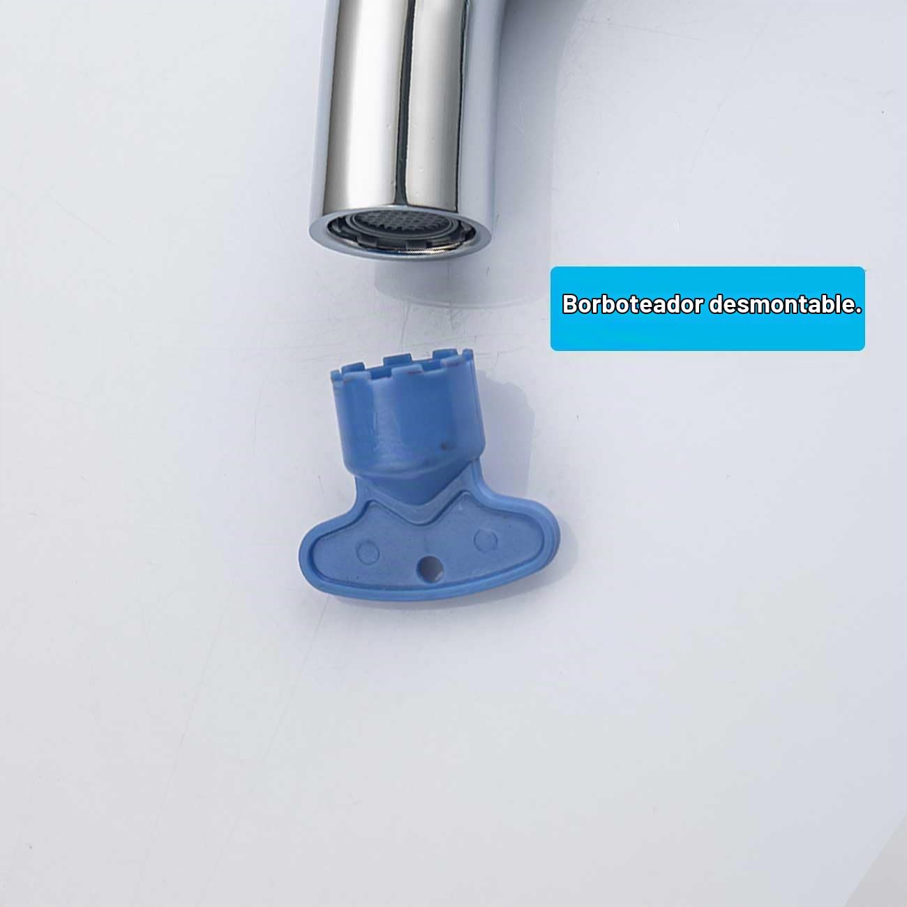 ONECE Grifo de Lavabo Montado en la Pared, Grifería Baño de Latón | Mezclador Monomando Empotrado, Función Frío y Caliente, Giratorio de 360°, Aireador Extraíble, Cromado