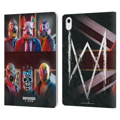 Étui portefeuille Watch Dogs Legion pour tablette Apple iPad Air 2020 2022