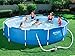Produktbild Bestway Steel PRO Pool mit Pumpe, Filter und Kartusche, 6473 Liter, Weiß, 366 x 366 x 76 cm