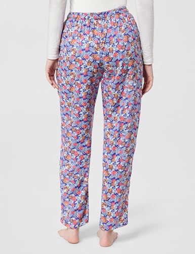 Image of Van Heusen Women's Printed Lounge Pants | Drawstrings & Side Pockets | Ultra Soft Fabric | Relaxed Fit | At home pyjamas | Everyday Comfort | Printed | Style 55306 | Available in Pack of 1 & 2