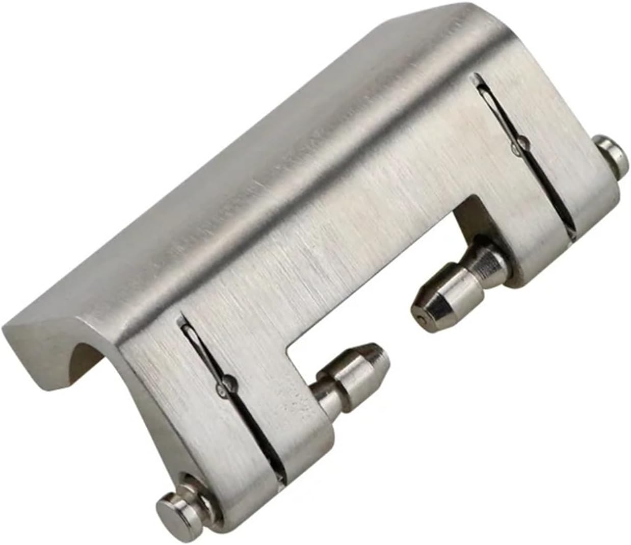 304 Stainless Steel Thickened Heavy Hinge Detachable Concealed Industrial Power Distribution Cabinet Door Bent Hinge 1Pcs(HT096-4-T)