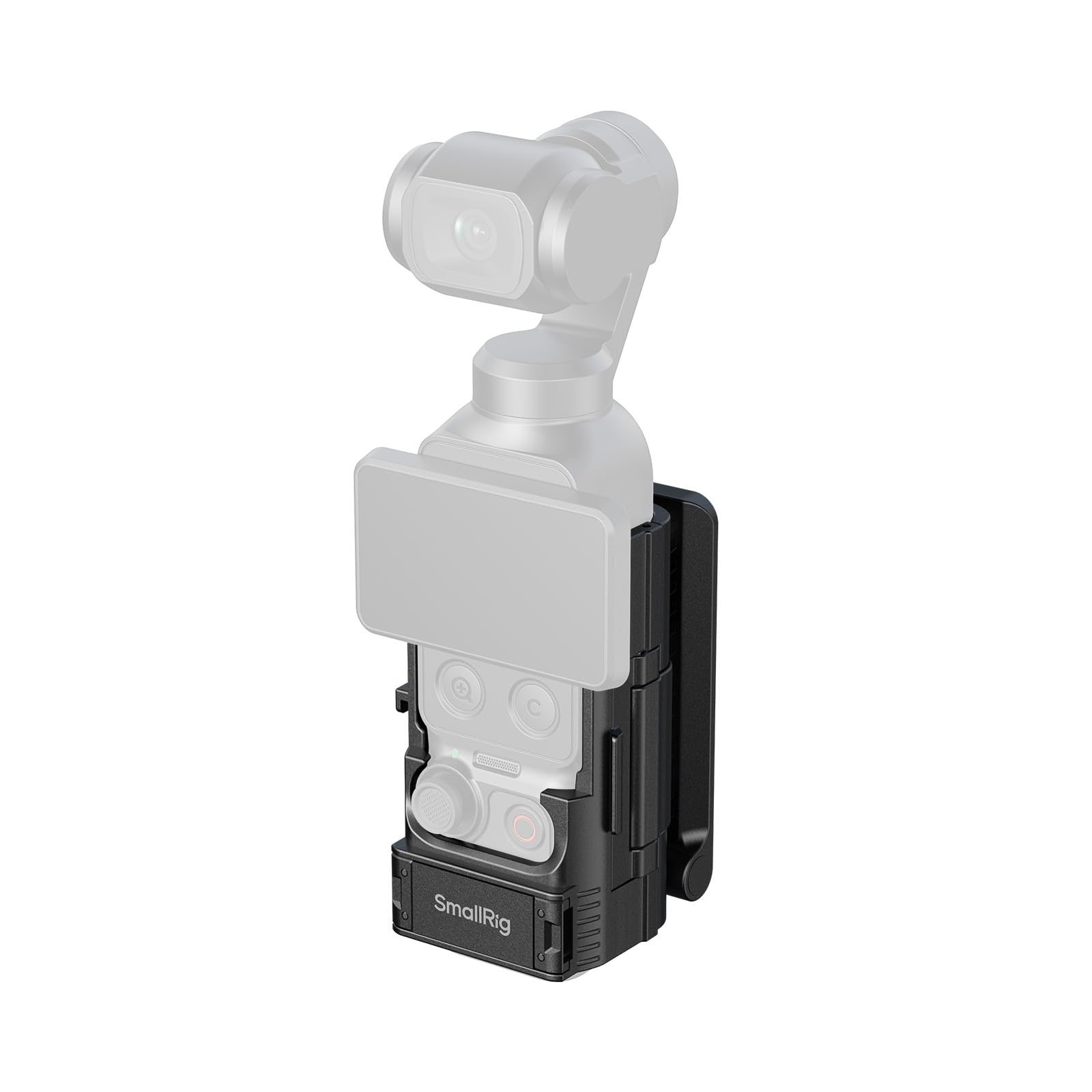 SMALLRIG Folding Magnetic Mount Stand for DJI Osmo Pocket 4P/4, 180° Damping Adjustable Arca-Swiss Backplate, Expansion Adapter with Bidirectional Mount, Cold Shoe Mount, 1/4"-20 Threaded Hole - 6009-picture-13