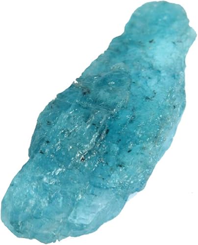 GEMHUB AAA++ Calidad Aguamarina 14.00 Ct Natural Crudo Certificado Cielo Azul Aguamarina Alambre Envuelto Piedra, Gema, Brasil - Aguamarina