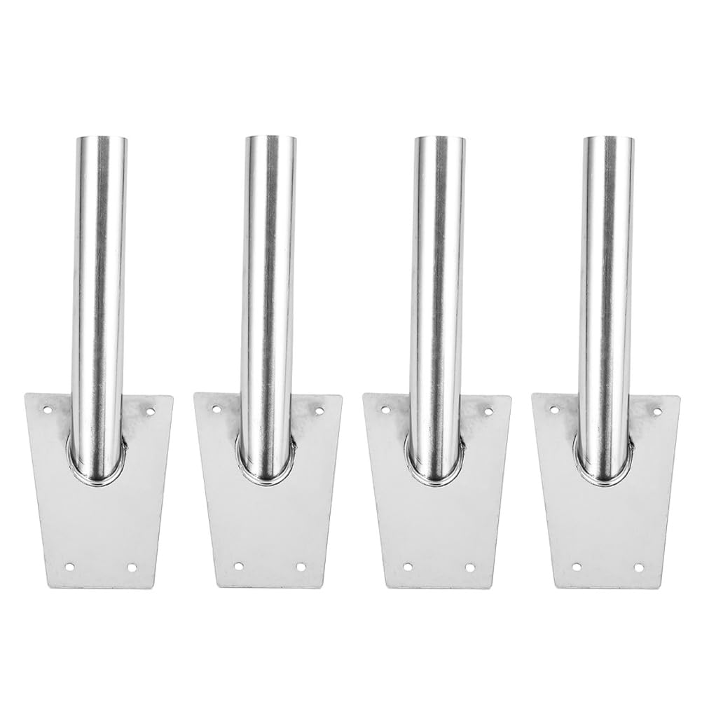 Porte-drapeaux muraux extérieurs en inox anti-corrosion lot de 4