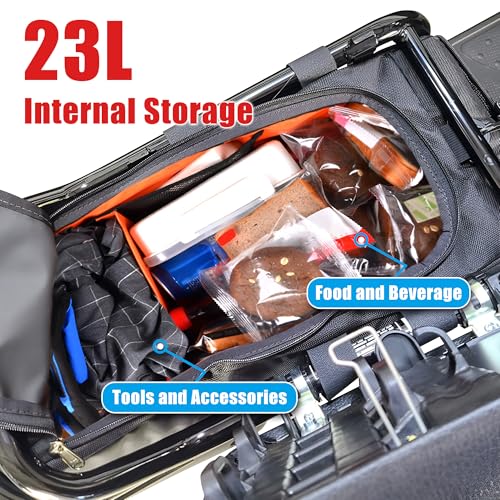 Bolsa Organizadora Bajo Asiento para Scooter Ruckus Roja miniatura 3
