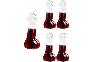Phallic Fun: 5-Piece Penis-Shaped Shot Glasses