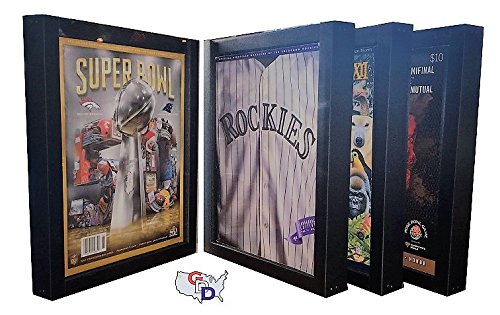 Amazon.com: Lot of 4 Sports Program Display Frames by Gameday Display ...