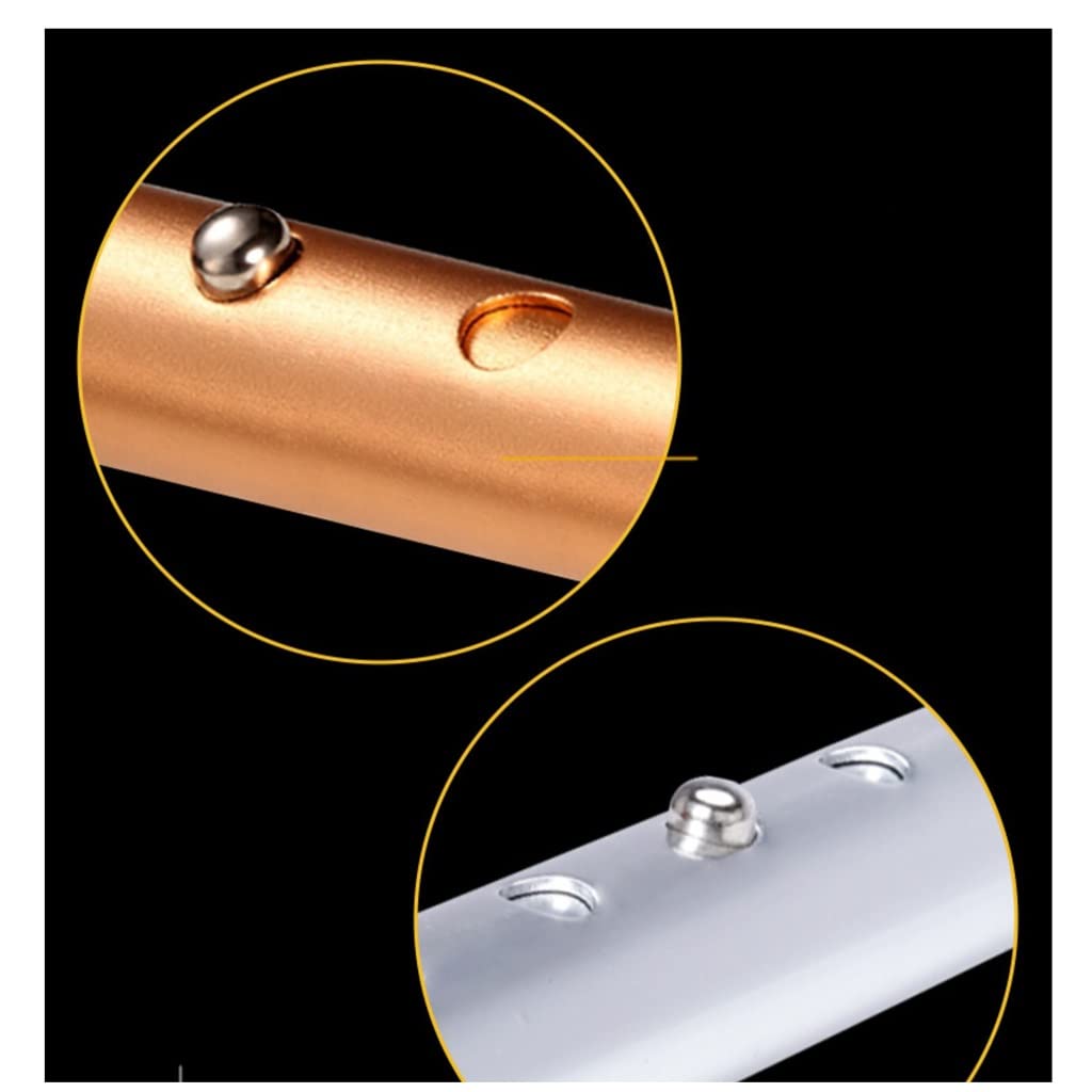 Kule dla osób starszych, antypoślizgowe, lekkie kule medyczne, laska dla osób starszych, chodzik po złamaniach, kule (Color : Gold)