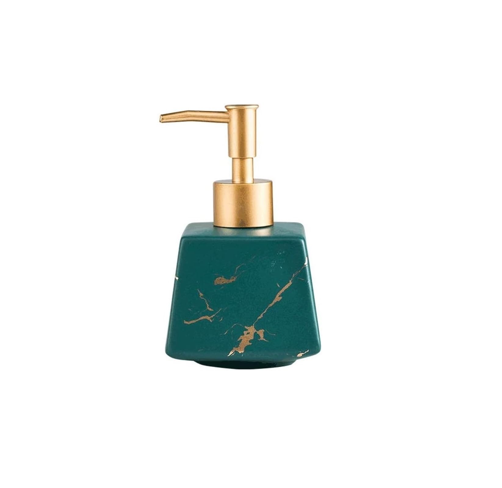 Sdydsge Green Soap Dispenser， Soap Dispensers Dispenser Ceramic Lotion 260 Ml/9.1 Oz