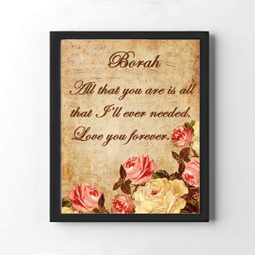 Borah Love you forever ….02 Romantic Message Card