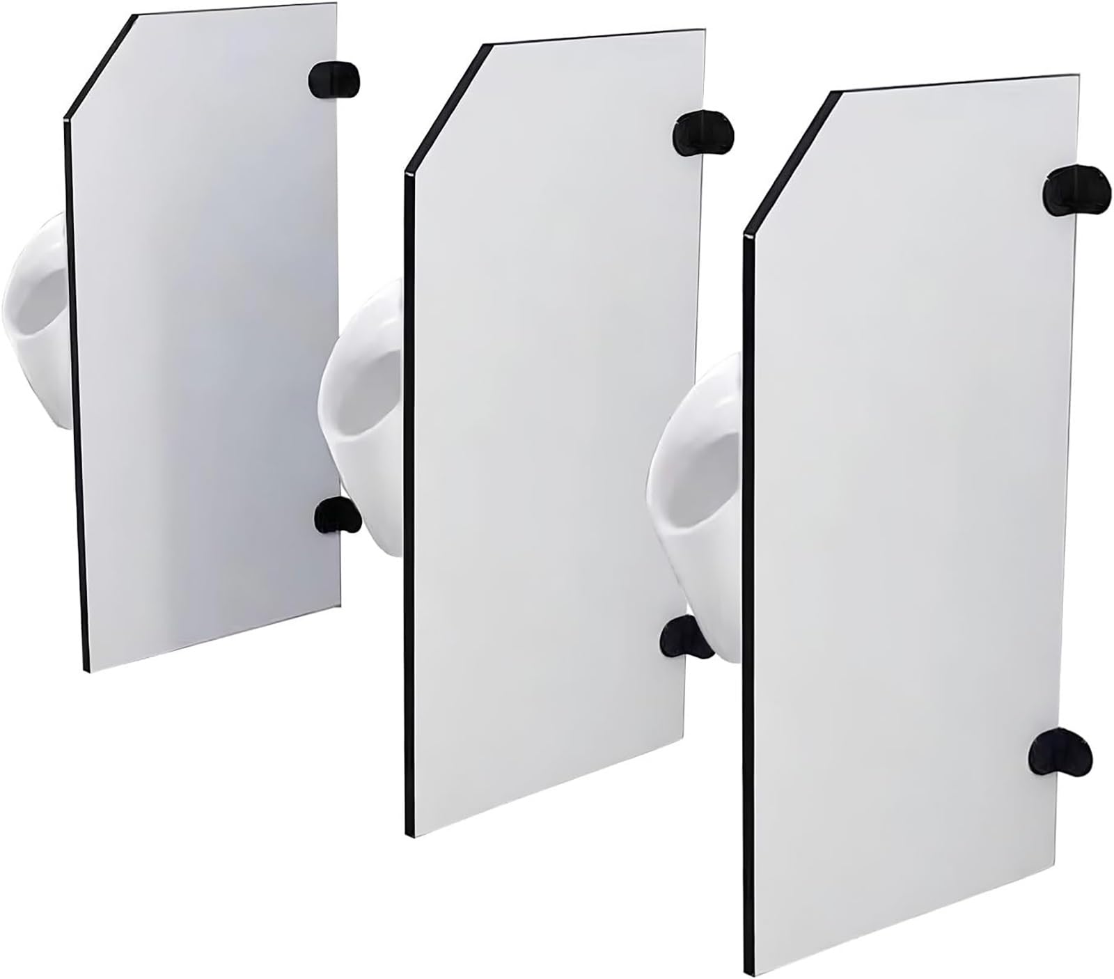Mampara de protección para urinario de baño escolar, panel divisor de 1 unidad