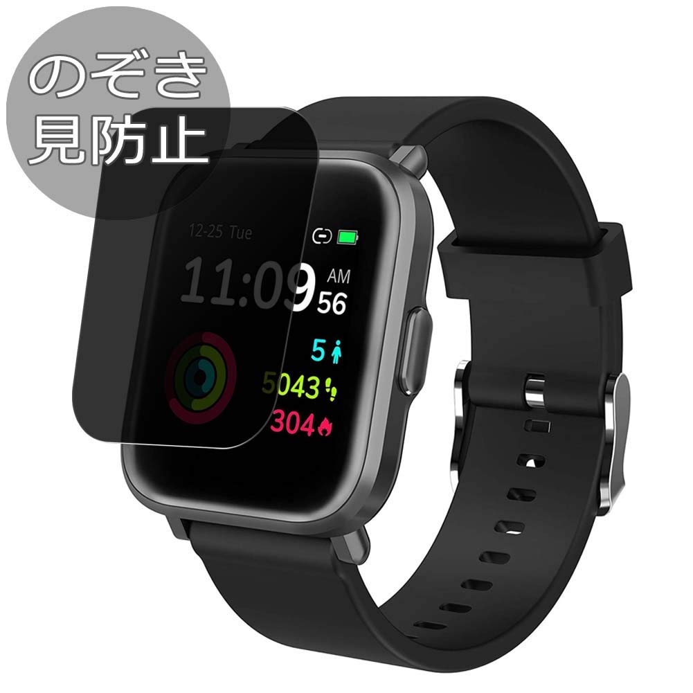 SynvySynvy Privacy Screen Protector, Compatible with GRDE/HolyHigh CS201 1.3" Smartwatch smart watch Anti Spy Film Protectors [Not Tempered Glass]