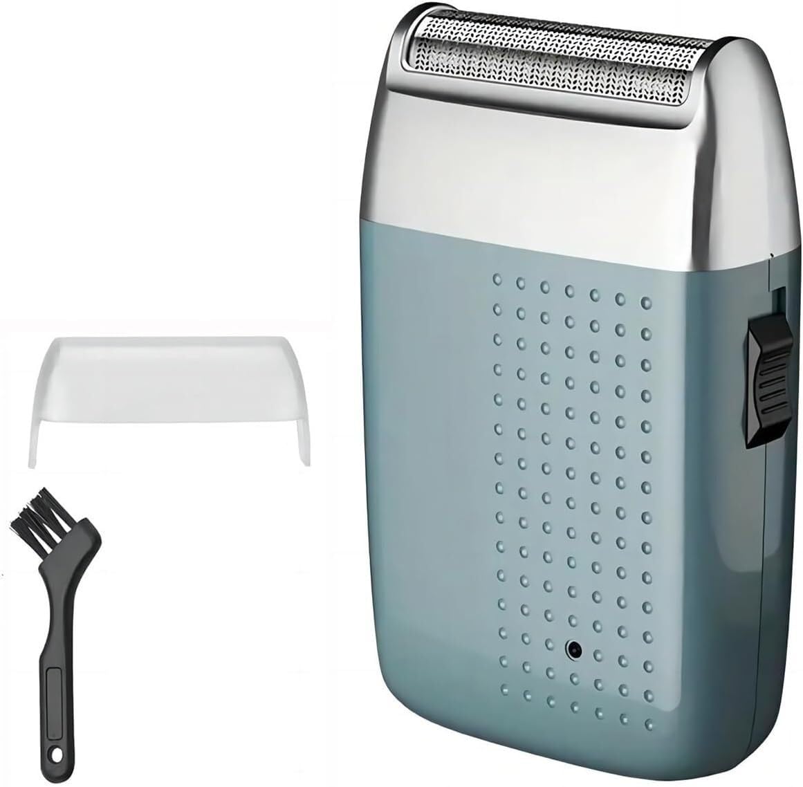 coltello da rasoio, Rasoi a lamina da uomo elettrici senza fili ricaricabili portatili e tascabili(Blue)
