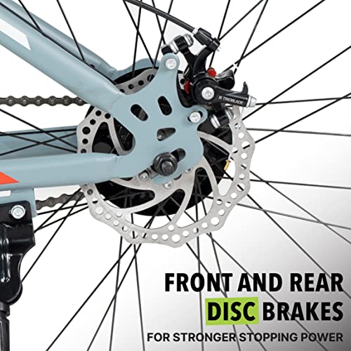 Image of CULTSPORT by Cult Dauntless 29 inch Single Speed Mountain Bike (Cycle /Bicycle) with Front Suspension and Dual Disc Brake, Cycling Event, Ride Tracking App | Ideal for 15+ Years, Grey