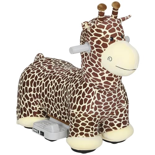 AIYAPLAY Kinder Elektroauto in Giraffenform, 6V...