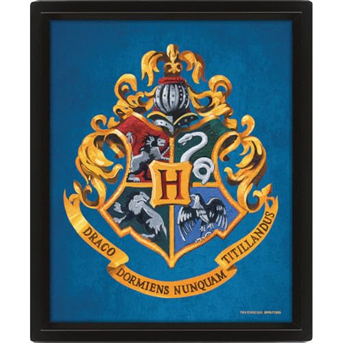 Siente el orgullo de Ravenclaw con este póster enmarcado de Harry Potter para tu hogar 2