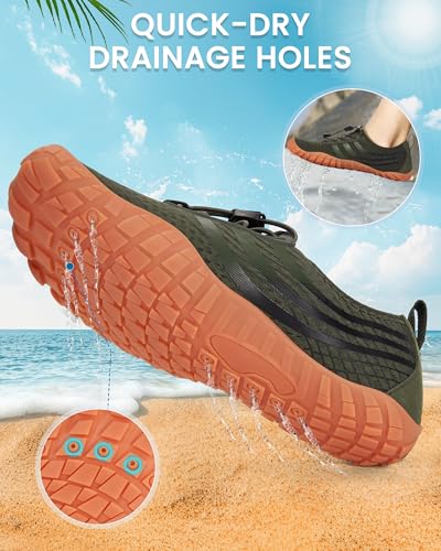 Image of Water Shoes for Women Men Quick-Dry Barefoot Shoes Breathable Aqua Socks for Swim Beach River Pool Lake Hiking Surfing Kayaking
