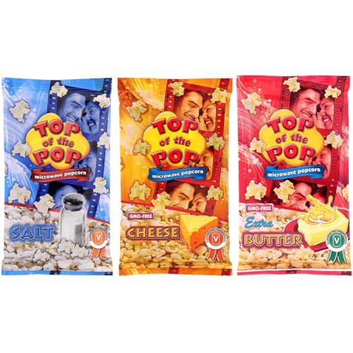 【選べる組合せ】 トップオブザポップ 3種類各1袋 ポップコーン TOPofthePOP 塩 チーズ バター レンジ 簡単 電子レンジ /みんなのパントリーカードセット
