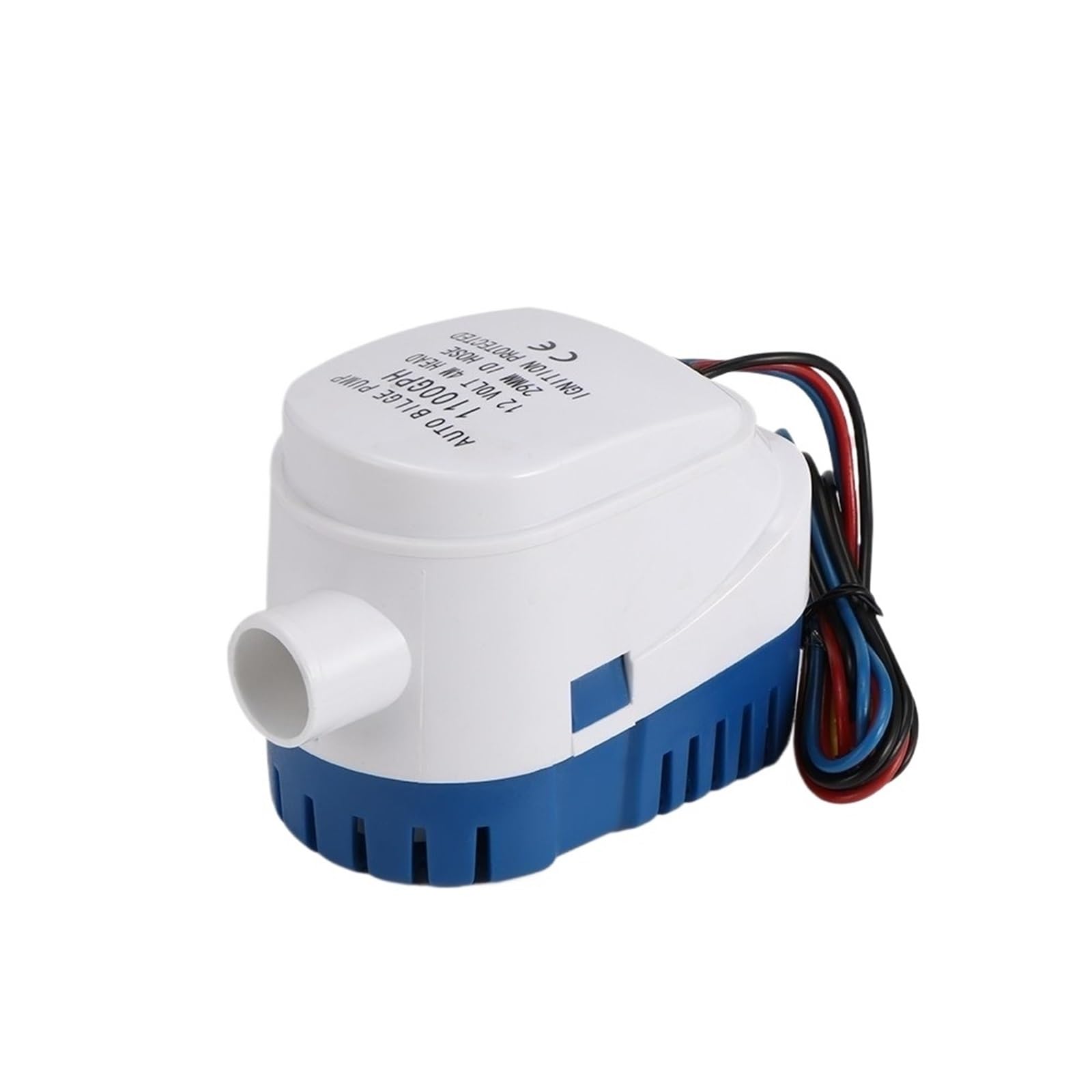 Bomba sumergible Bomba de agua ultra silenciosa Bomba de achique automática for barcos 600 GPH, 750 GPH y 1100 12 V, sumergible, motor CC voltios, hidroaviones, casas flotantes(750GPH)