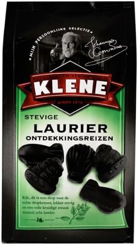 Klene Authentic Laurier Licorice 180g licorice pieces