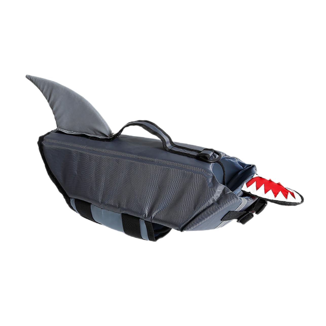 BESPORTBLE Summer Fun Dog Vest Shark-Themed Swim Suit Practical Humanized Handle Dog Pool Swimwear