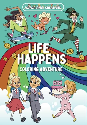 Life Happens: Coloring Book for Adults and Teens, Featuring Hilarious and Relatable Life Situations and Super Cute Characters, for Relaxation, Stress ... and Mood Elevation (Life Happens Collection) image 2