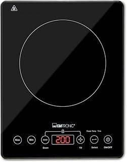 Clatronic® Induktionskochplatte | Kochplatte mit Sekundenschneller Erhitzung durch Induktion | Herd mit ECO-Save für 55% Zeitersparnis | Induktionskochfeld mit automatischer Topferkennung | EKI 3569