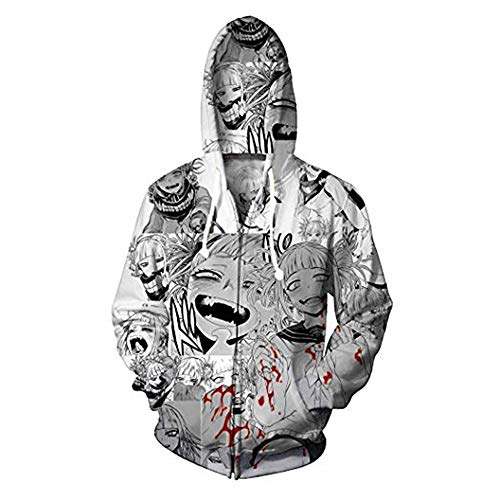 NIANNIAN Anime Fashion Hoodies Long Sleeve 3D Print Cosplay Costume Sweatshirt Cartoon Pullover Jacket Unisex