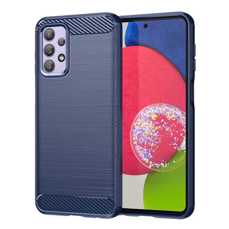 Image of Basic Case for Samsung Galaxy A23 (Carbon Fibre Blue)