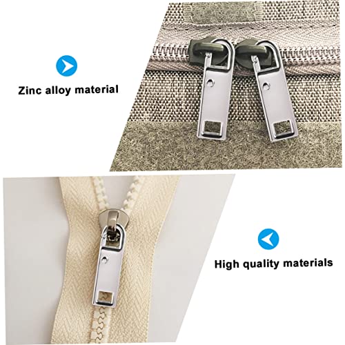 TEHAUX 5 Pçs Destacável Zíper Extrator Kit De Reparo De Couro Etiquetas Para Roupas Alças De Bolsa S