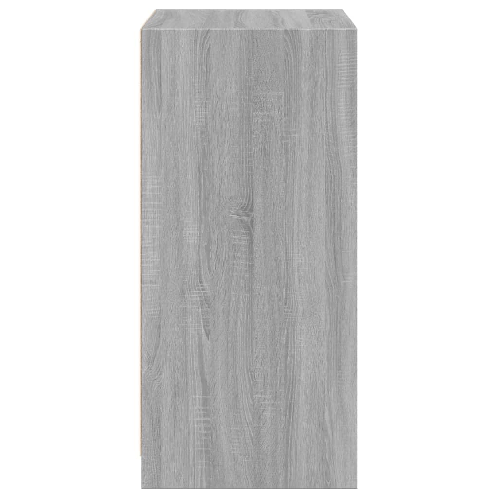 Armario de madera de ingeniería gris Sonoma 48x41x102 cm,Productos del hogar,Organización y almacenamiento,Almacenamiento de ropa y armarios,Organizadores de vestidores y perchas de barra-840833