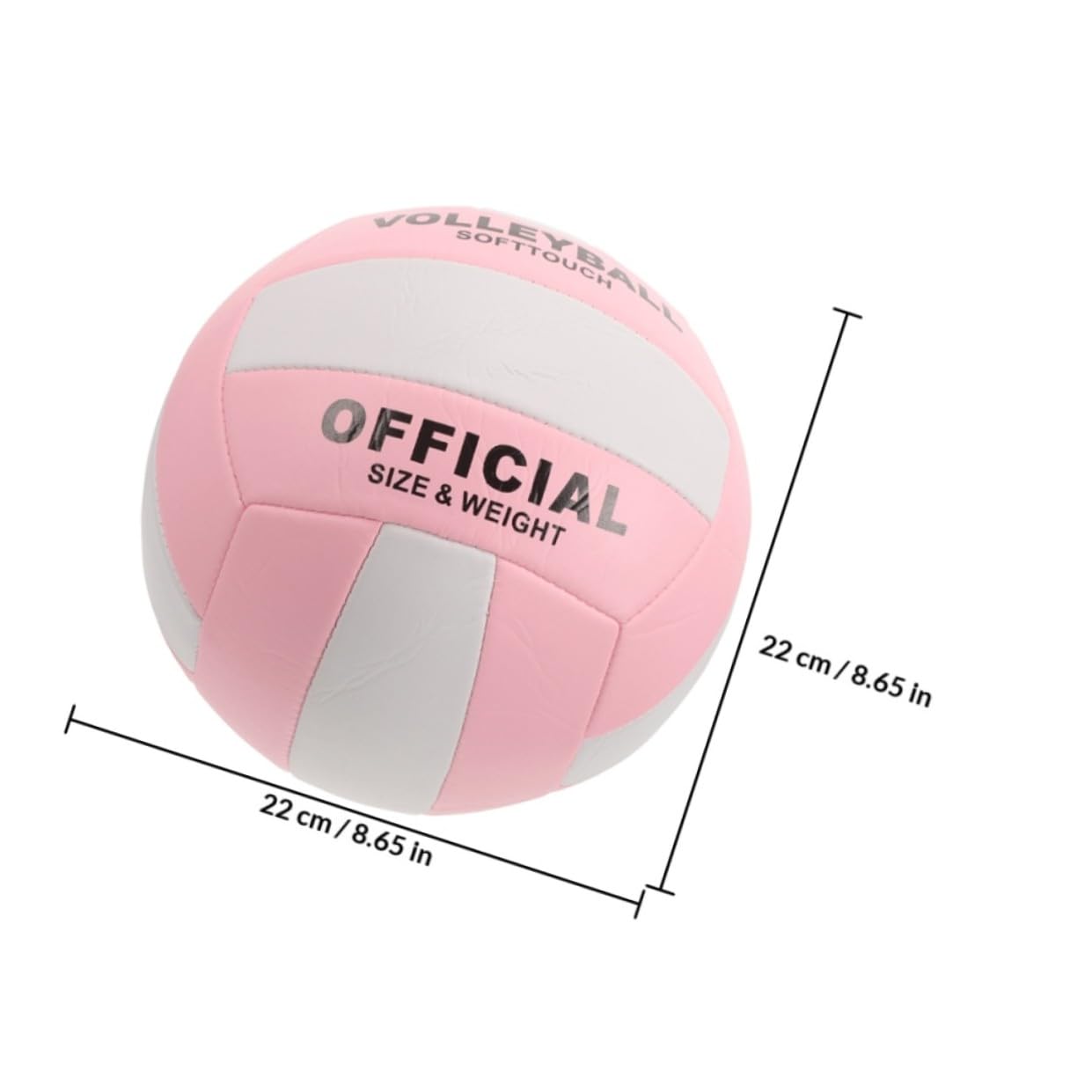 Sosoport vóleibol Voleibol Deportivo Entrenamiento de Voleibol Jugar Voleibol al Aire Libre voleibolas Practicar Voleibol Pelota para Deportes de Interior PU Rosa