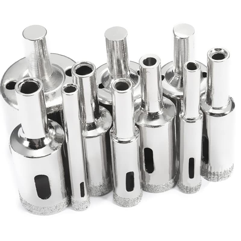 Set 10 brocas diamantadas 8-50 mm para vidrio y cerámica miniatura 5