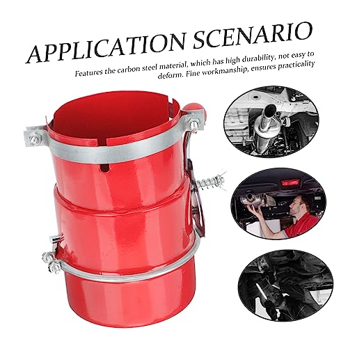 Supresor de 110mm resistente al fuego para tubo de escape de acero al carbono en motos 3