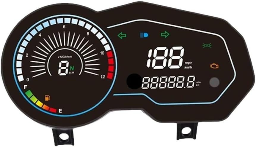 Motorcycle Odometer Motorcycle Digital Odometer Universal Meter for 150z 150sz 170z Dual Tachometer Odometer Instrument Panel
