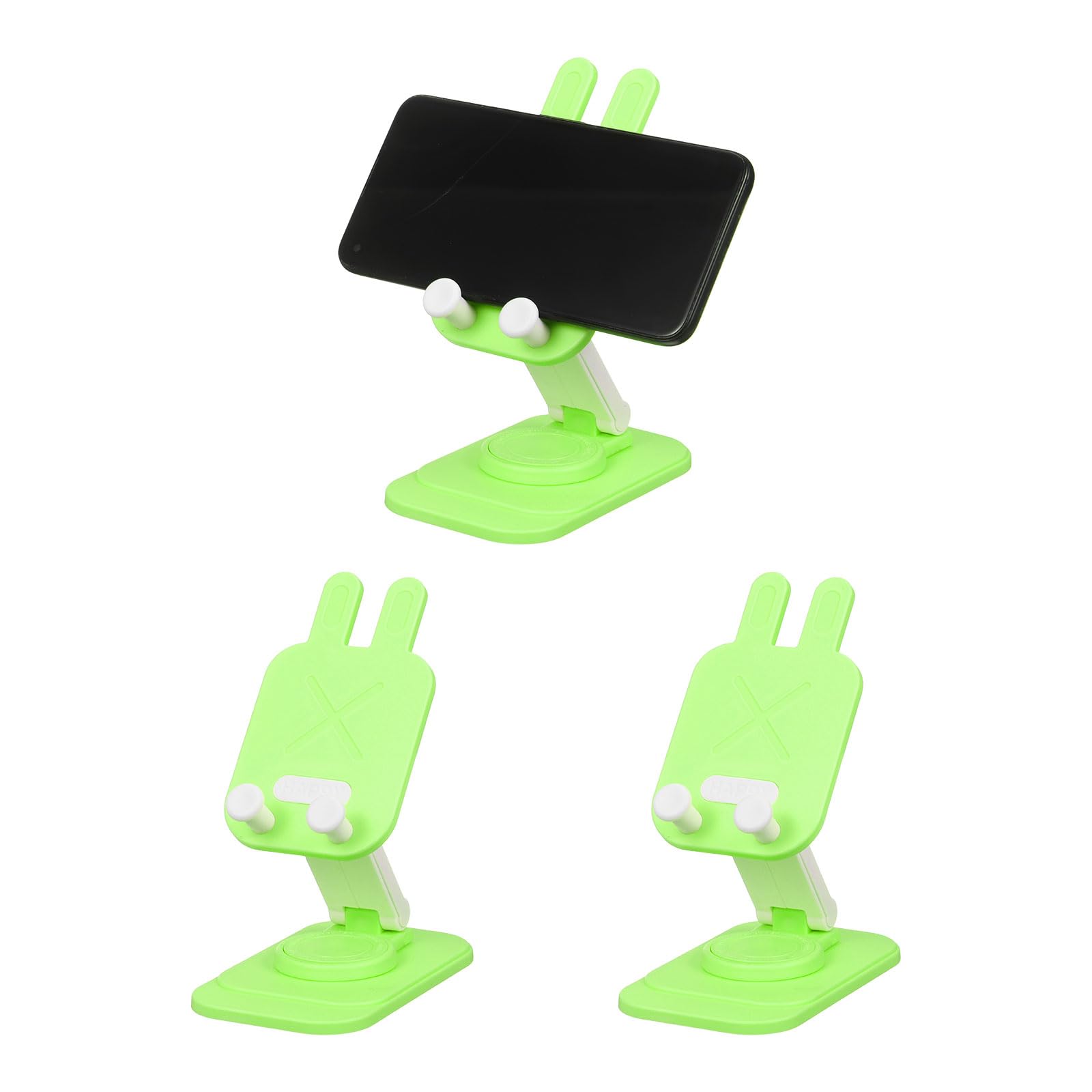 Support téléphone pliable chat vert pour optimiser votre espace de travail - 7