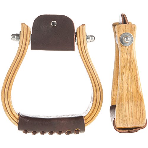 Aime Imports 2 inch Wooden Stirrup Oakwood 2INCH