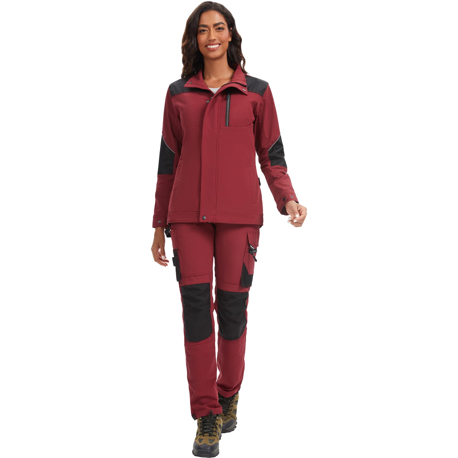WORK IDEA Giacca da lavoro da donna slim fit, elasticizzata: rinforzato strategicamente, eleganza professionale con comfort moderno