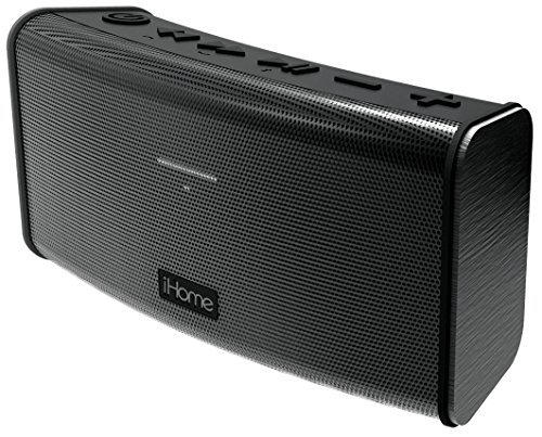 iHome Rechargeable Splash Proof Stereo Bluetooth Speaker - Black (IBT33BC)