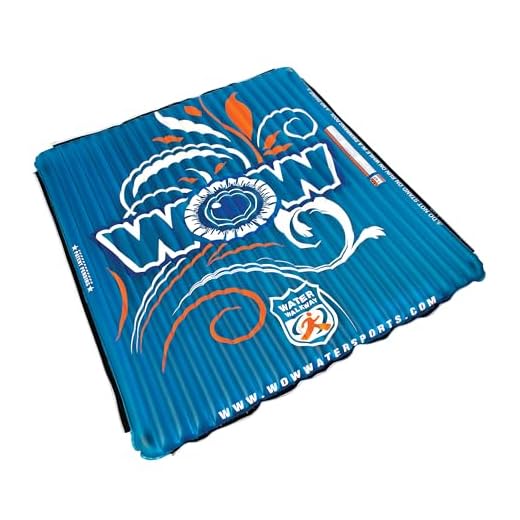 WOW World of Watersports, Inflatable Floating Water Walkway, Blue, 6 x 6 Feet, 1 to 6 People