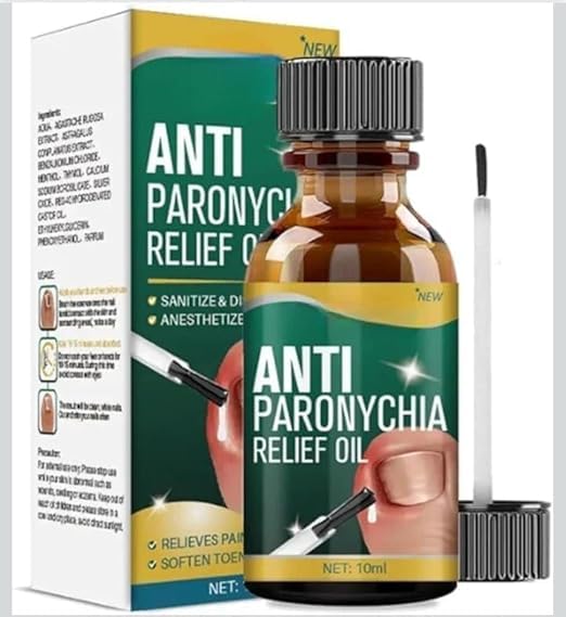 Anti Paronychia Relief Oil, Natural Formula for Nail Treatment, Pain Relief and Sanitizing, 10ml Liquid Drop with Applicator-image-23