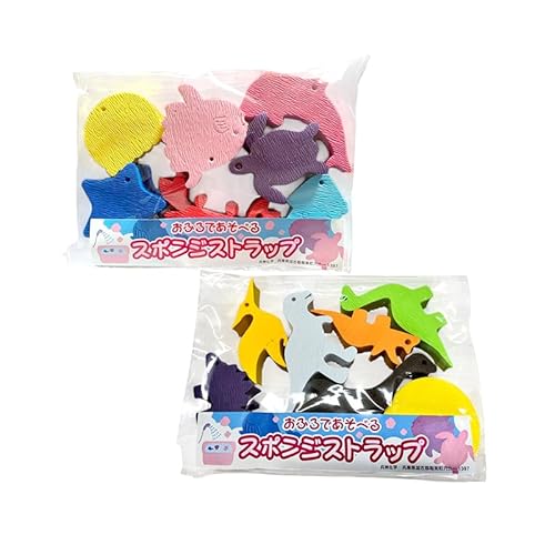 スポンジストラップ(恐竜のなかま) おふろ お風呂 育児 恐竜 ダイナソー いきもの ストラップ かわいい エコ プレゼント こどもの日 キョウリュウ