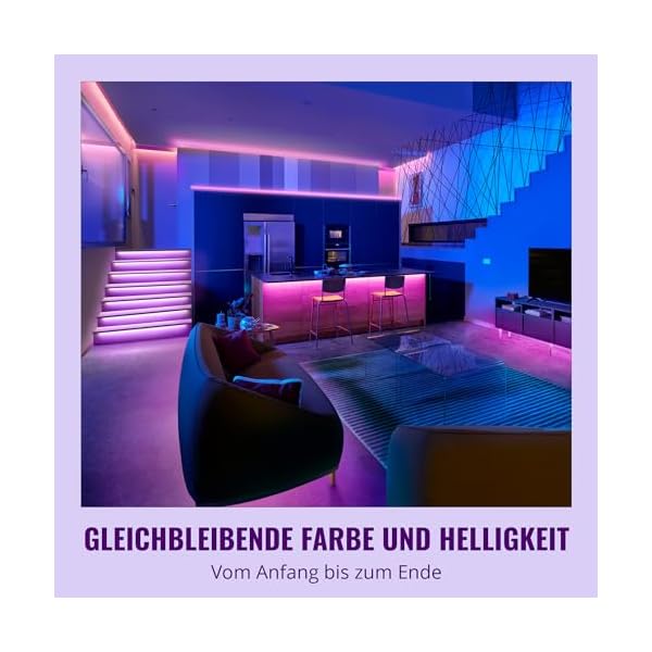 WiZ RGB LED Lightstrip, anpassbar, 16 Mio. Farben + Weißtöne – Bild 3