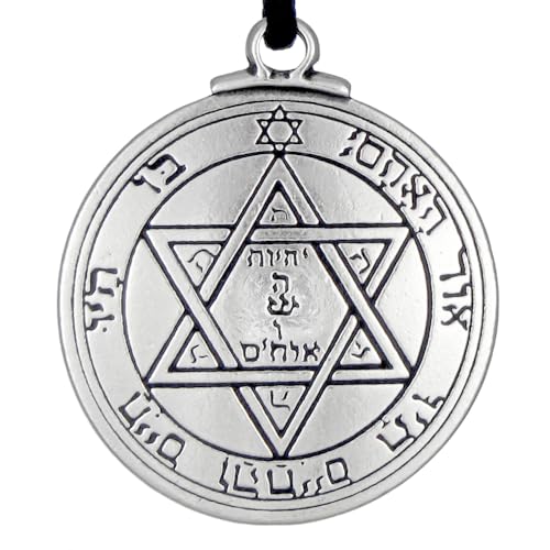 Pentacle of Mars Talisman Key of Solomon Strength Amulet Necklace