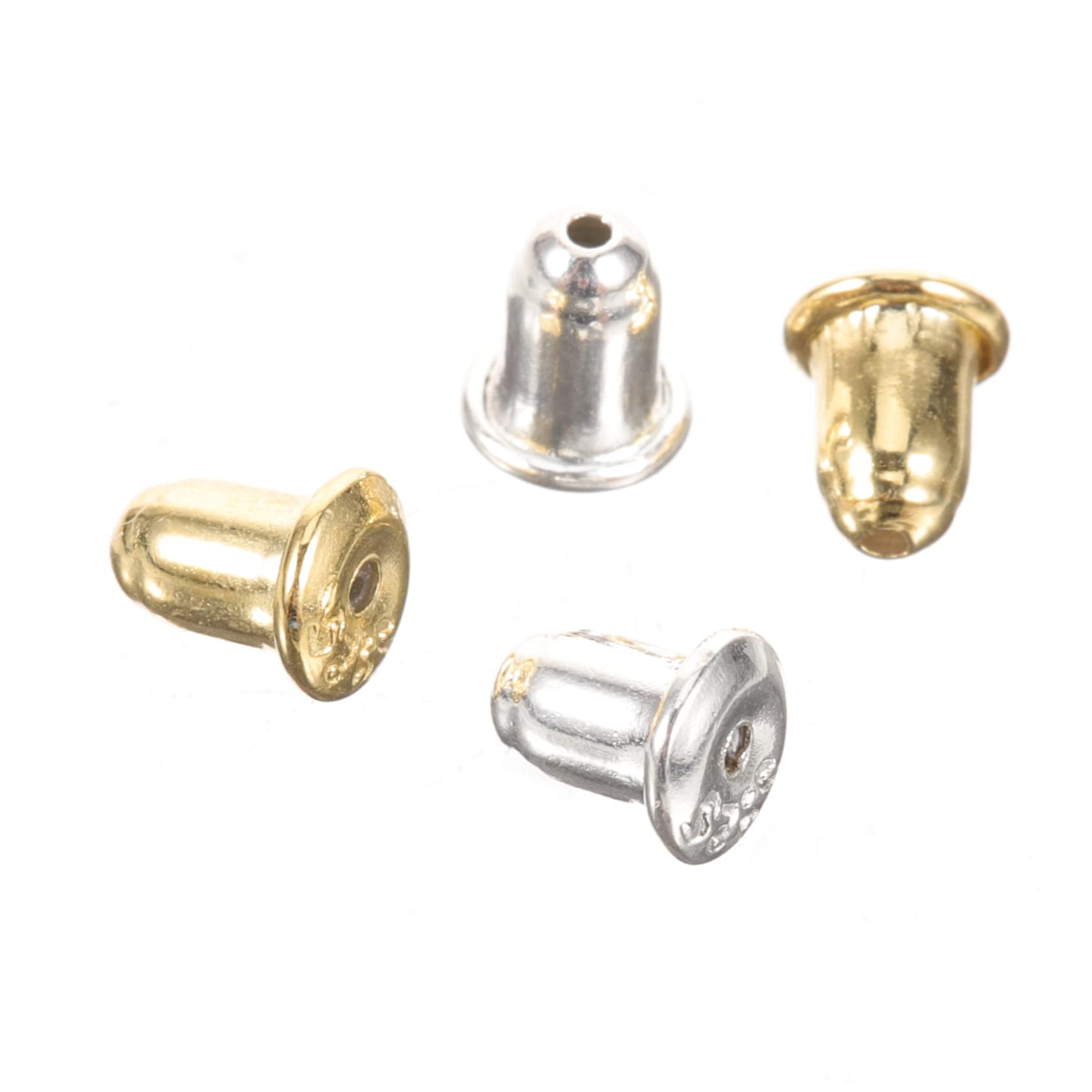 EXCEART 8pares Repuestos Para Pendientes De Plata Conectores De Seguridad Hipoalergénicos Accesorios Para Joyas Incluye Plata