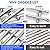 GGC 19 3/4" Stainless Steel Grill Grates and 18-15/16 Porcelain Steel Heat Plates Replacement Parts for Char Griller 3001, 3008, 3030, 4000, 5050, 5252, 5650, 5072 and King Griller 3008, 5252