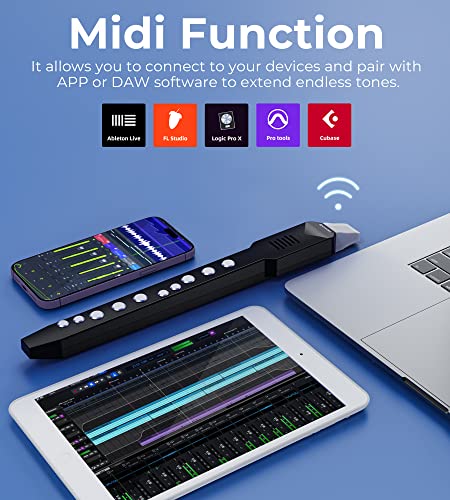 vangoa ewi-100 portable mini digital electronic wind instrument synthesizer rechargeable with removable mouthpiece for kids adults beginners