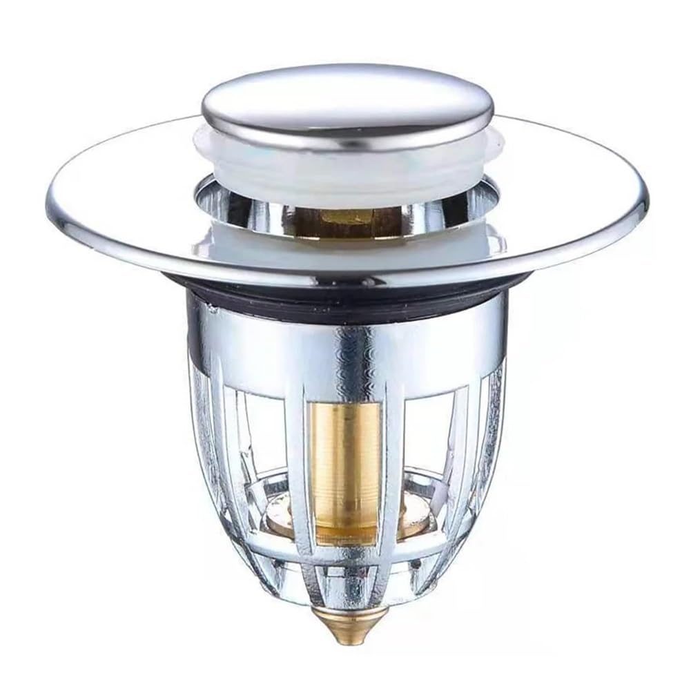 Tappo per lavabo da bagno, filtro di scarico per vasca da bagno, filtro per capelli (5 pezzi)