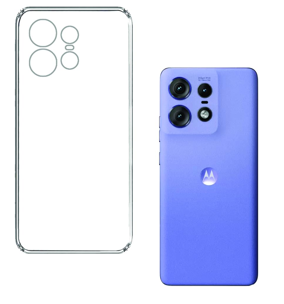 Pinaaki Enterprises Motorola Moto Edge 50 Pro 5G Back Cover | Slim Soft Back Case for Motorola Moto Edge 50 Pro 5G (Transparent) (B0D27C7N2F) Amazon Price History, Amazon Price Tracker